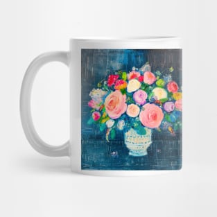 Bouquet of flowers in a vase Mug